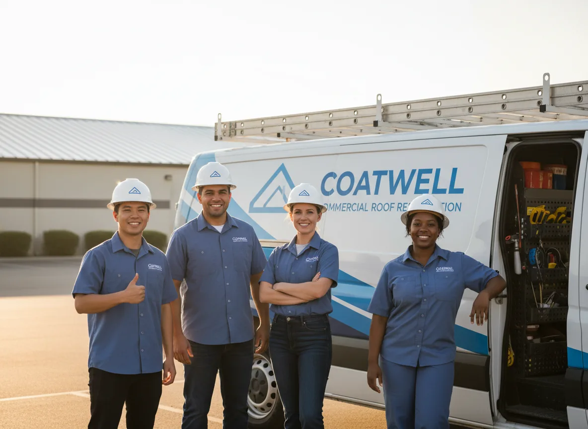 Commercial roof coating company in Allyn, WA